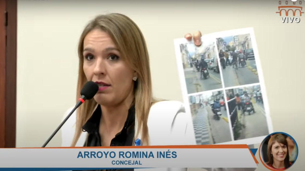 La concejal Arroyo pide retirar las ciclovías de las calles Belgrano y Alvarado