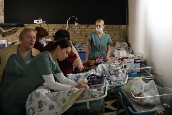Maternidad de emergencia en Kiev
