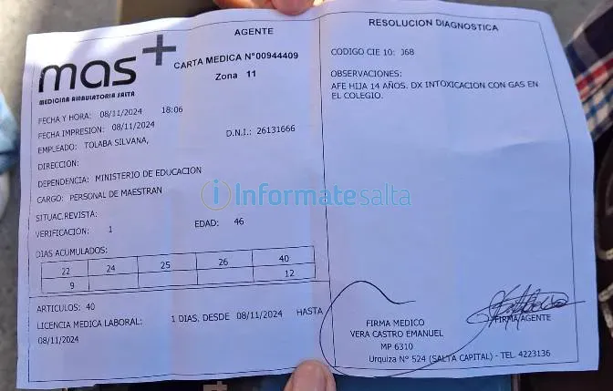 certificado medico