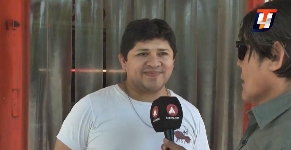 carnicero que sorteaba su auto