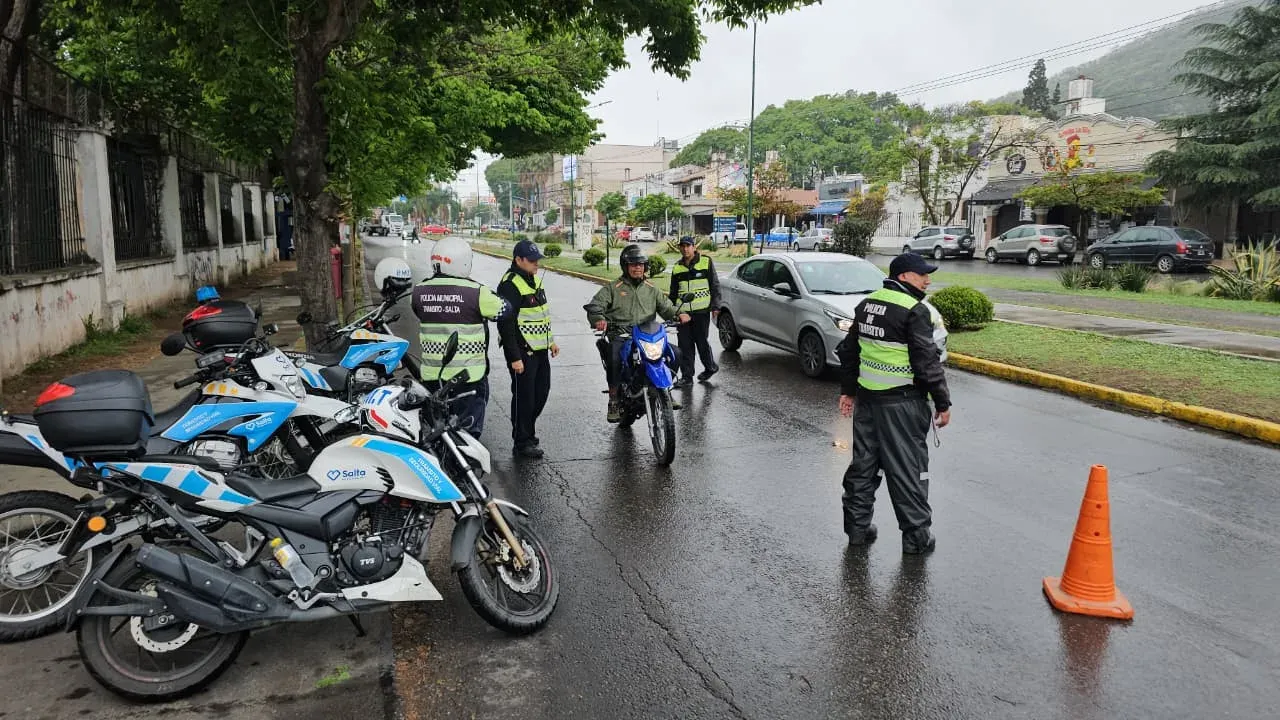 tránsito controles motos